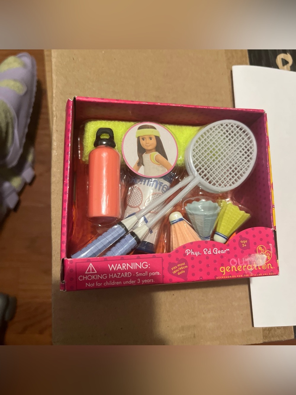 Our Generation Physical Education Gear For 18" Doll New.